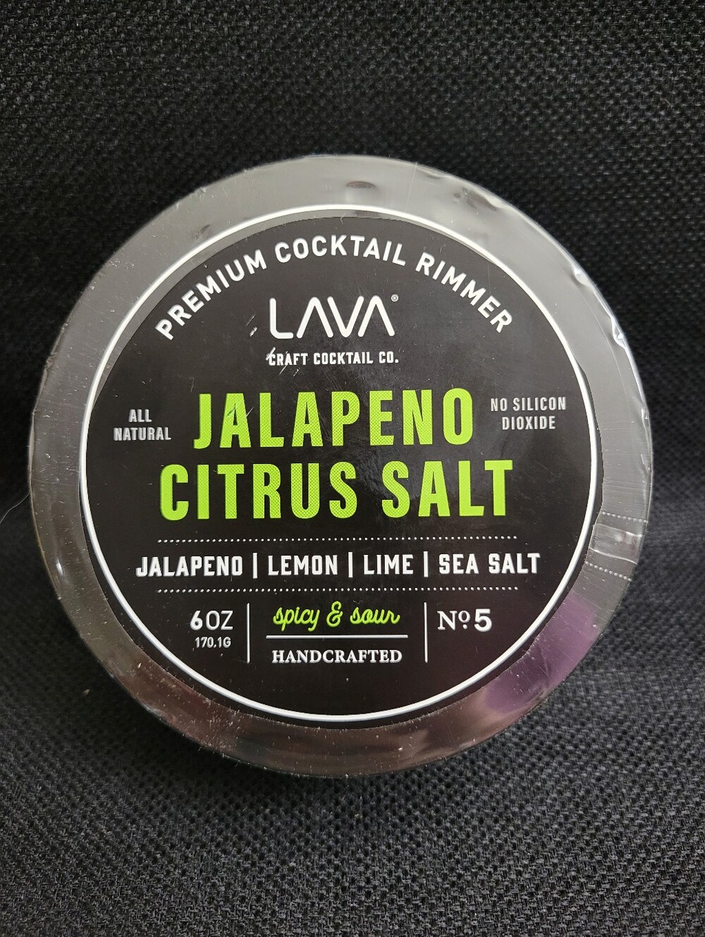 LAVA Jalapeno Citrus Salt Premium Cocktail Rimmer - Green